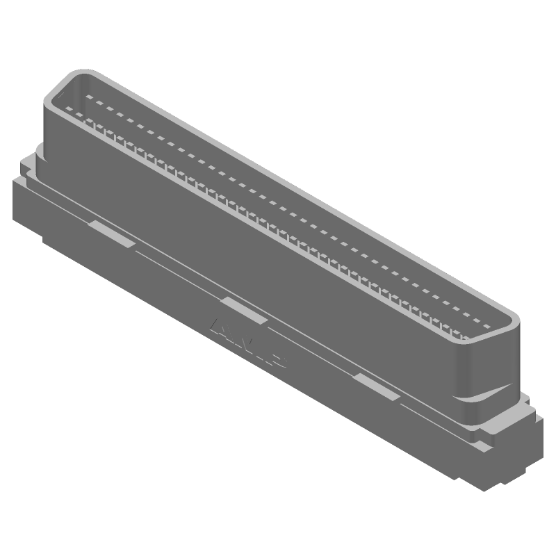 80 Pos Shielded Right Angle IDC Cable Plug Conn/Cov Kit