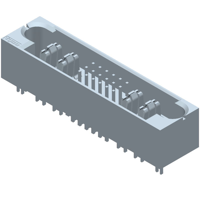 42A Power/24 Signal Header & Receptacle, Press-Fit, Thru-Hole