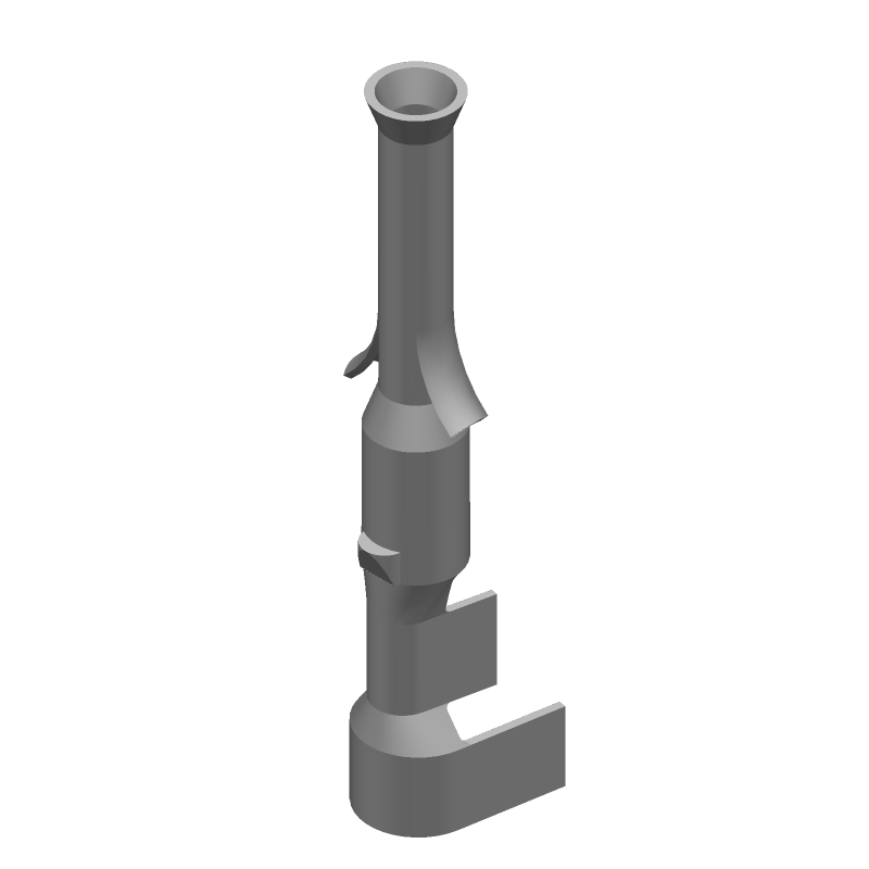 Signal/Power Contact, Female, Crimp, 18-24AWG, 7A, 250V, Tin