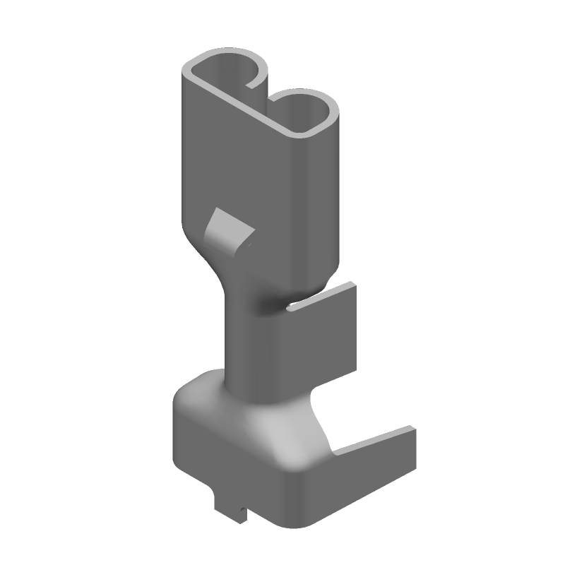 Quick Disconnect Terminal 10-14AWG Brass RCP 19.05mm Tin T/R