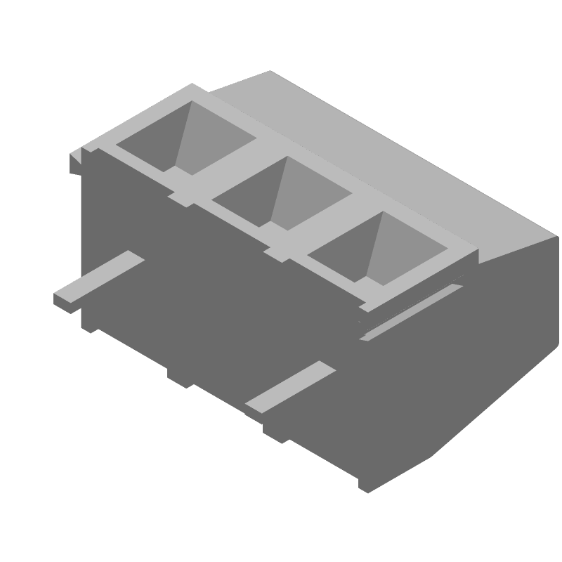 2 Pos Terminal Block, 600V, 13.5A, Thru-Hole, Straight