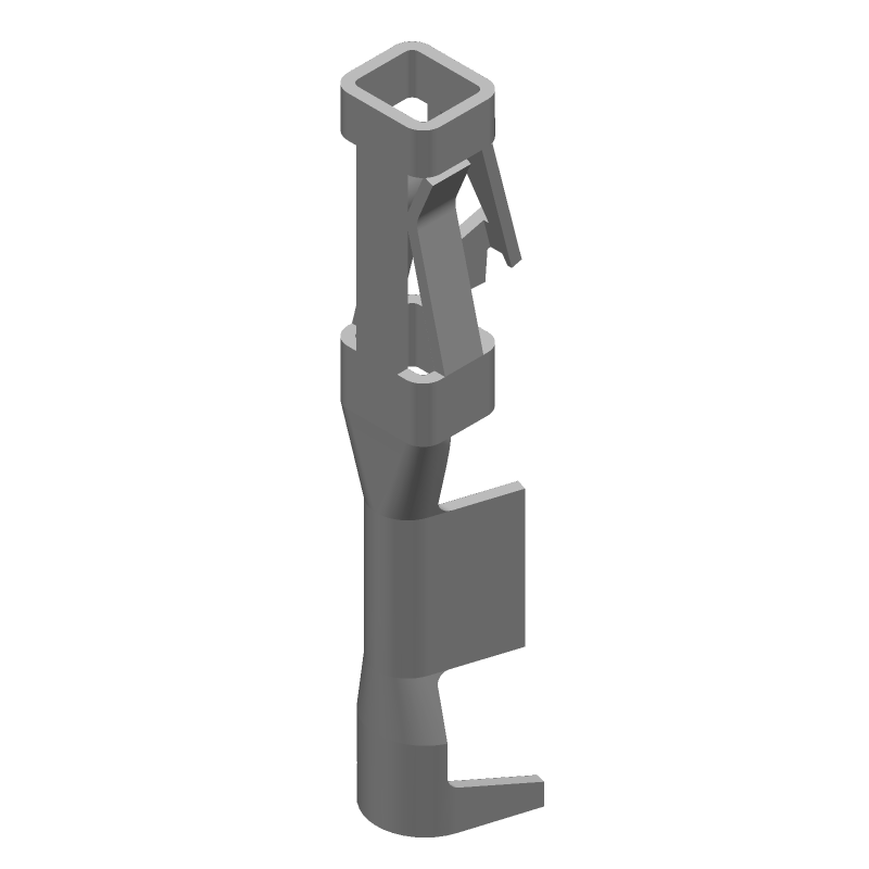 Female Crimp Signal Contact, 3A, 20-24AWG, Straight, Tin/Lead