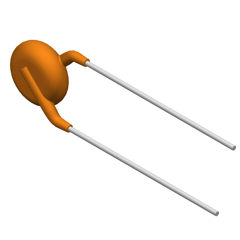 Cap Ceramic Single Suppression X1/Y1 0.0027uF 400VAC/500VAC Y5U 20% (11.7 X 5.7mm) Radial 9.5mm 125°C Bulk