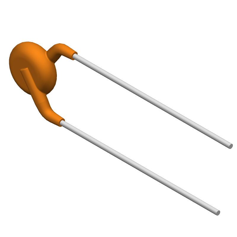 Cap Ceramic Single Suppression X1/Y1 47pF 400VAC/500VAC R3L 10% (8.4 X 4.6mm) Radial 9.5mm 125°C Bulk