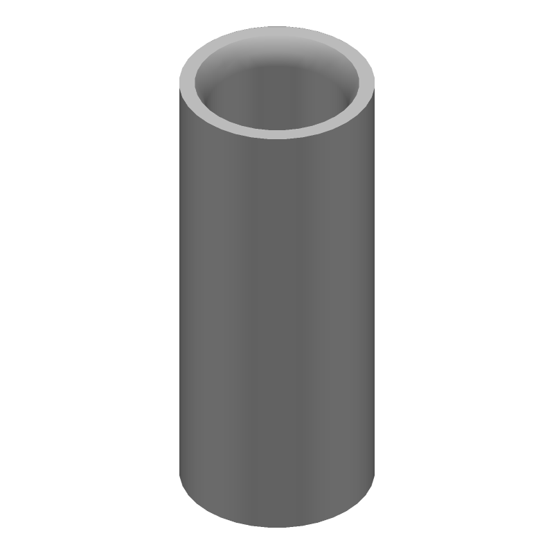 2AWG Copper Crimp Terminal, Tin Plated, Non-Insulated