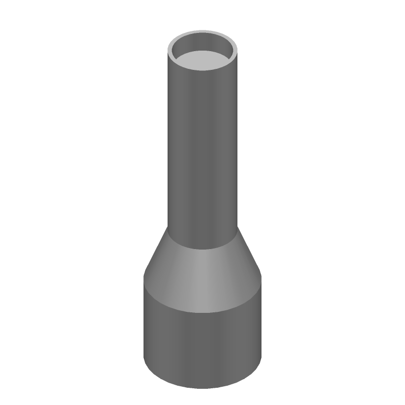 Ferrules Terminal 11AWG Orange 17mm Galvanic Tin Loose