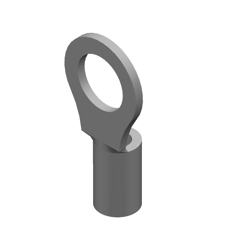 Ring Terminal, Copper, Tin, 14-16AWG, 16.99mm L