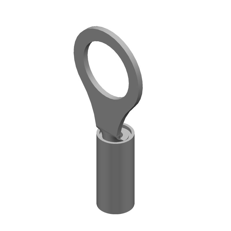 Ring Terminal, 20AWG, Copper, Tin, Insulated, 300V