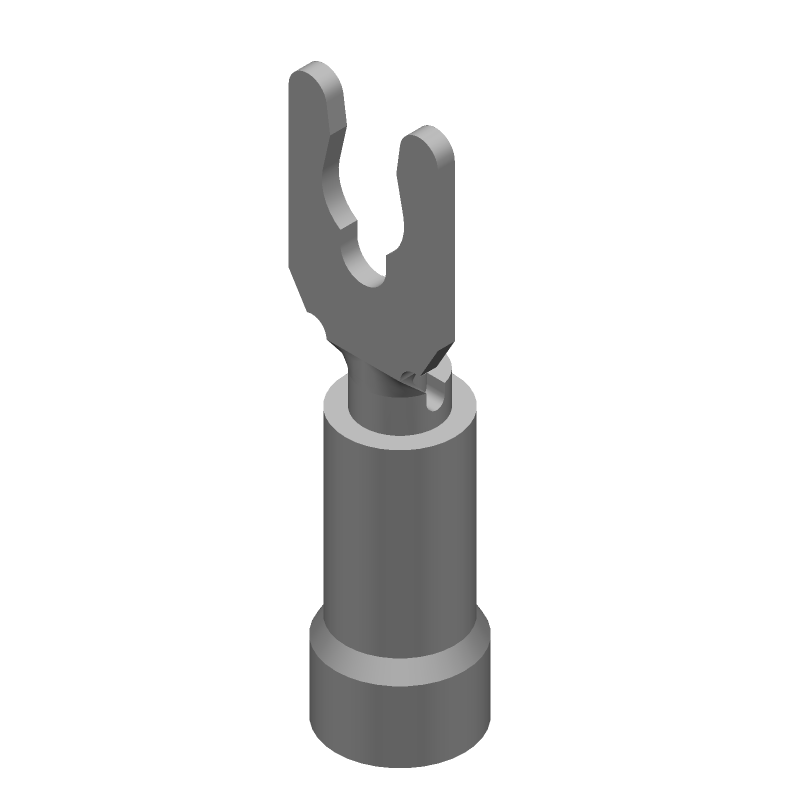 Spring Terminal, 20-24AWG, 600V, Tin Plated Bronze, Insulated