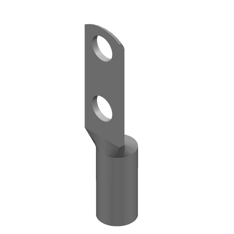 Ring Terminal, 4AWG Copper, Tin Plated, Insulated