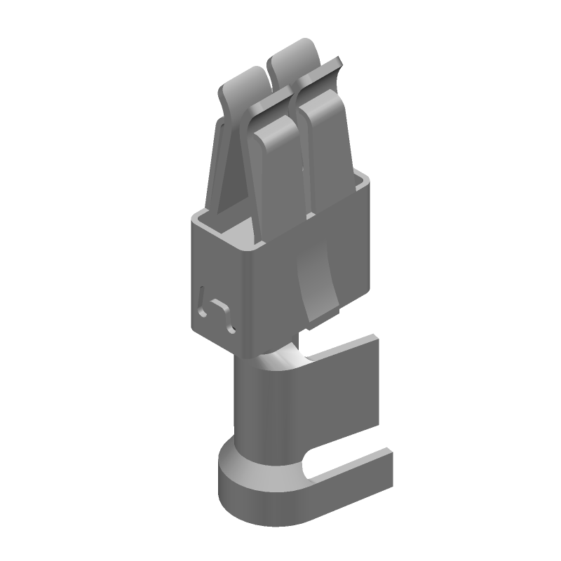 Female Power Contact, Crimp, 11-13AWG, 40A, Tin, Straight