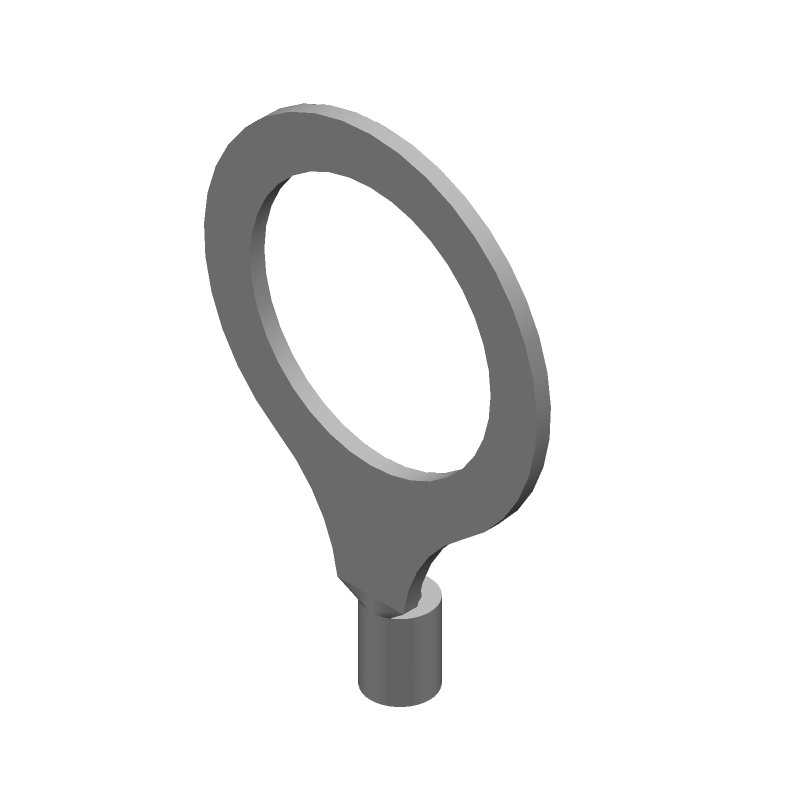 Ring Terminal, Copper/Tin, 16-22AWG, Crimp