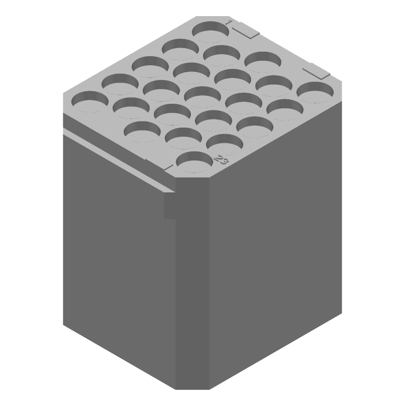 Connector Accessories Rectangular Module Phthalate Blue