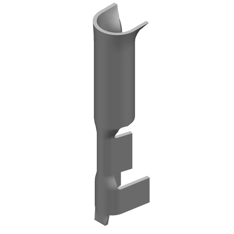 Crimp Terminal 18-22AWG Brass F 21.34mm Tin T/R Automotive