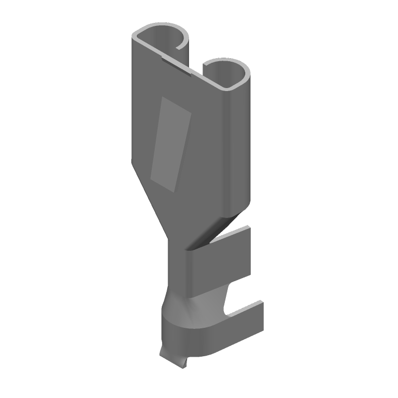 Quick Disconnect Terminal 10-11.5AWG F 26.42mm 10.01mm Strip