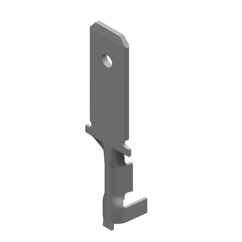 Connector FF 250 TAB 22-18 AWG
