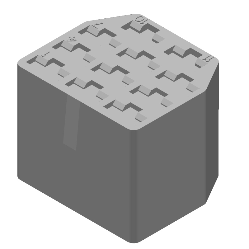 11 Pos Receptacle Connector, Nylon, Crimp, Straight, Free Hanging