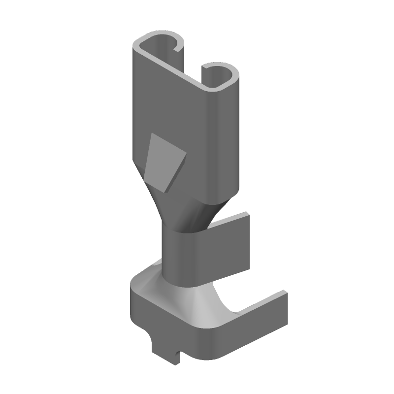 Quick Disconnect Terminal 14-18AWG Brass F 14.99mm T/R