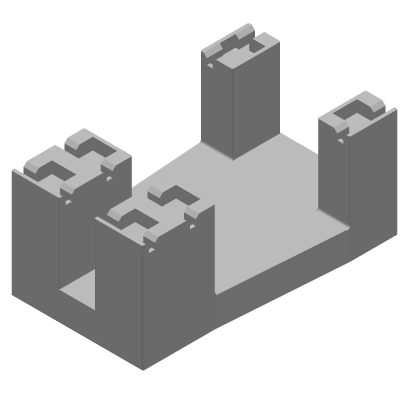 Conn Housing RCP 6 POS Crimp ST Cable Mount Package