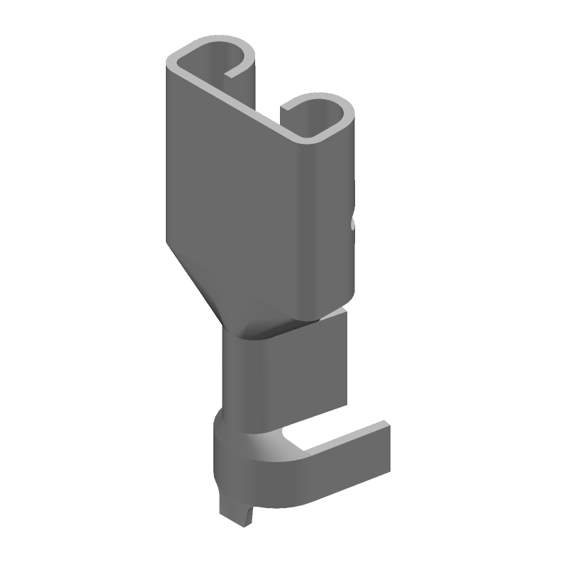 Faston Tab Terminal 13-17AWG Brass RCP 17.2mm T/R
