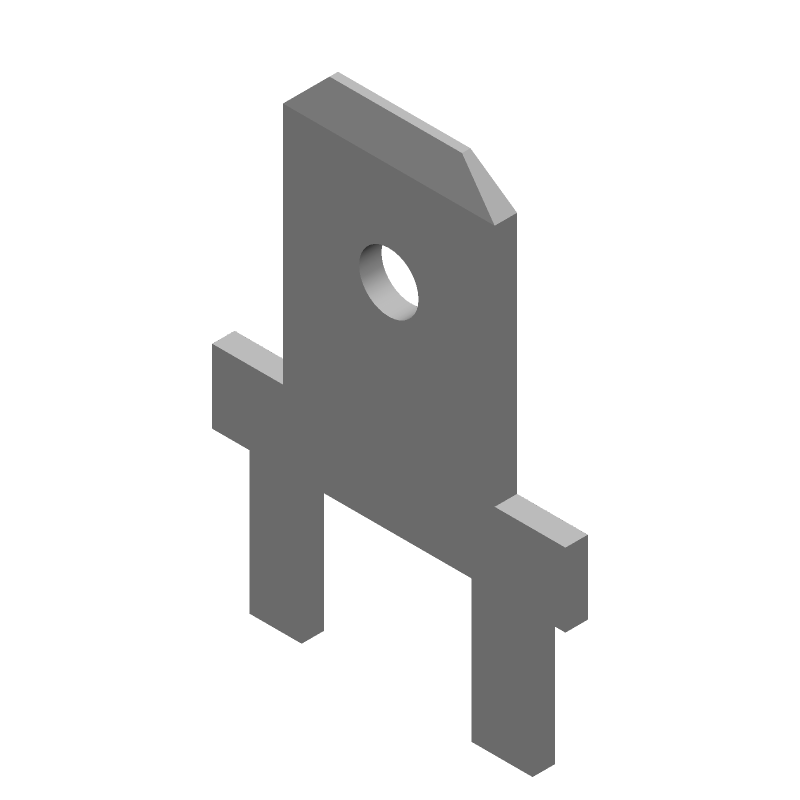 Quick Disconnect Terminal Brass M 11.18mm Tin T/R