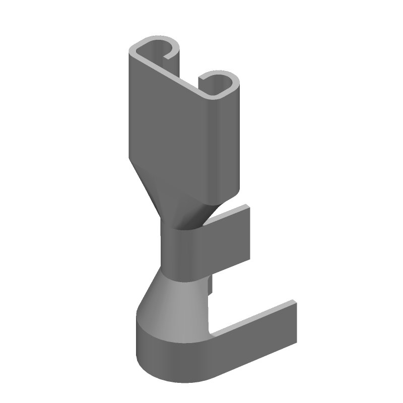 Female Brass Terminal, 12-16AWG, 6.35mm Tab, Non-Insulated