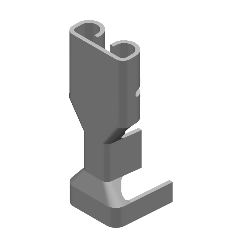 Brass Female Receptacle Terminal 12-16AWG Unplated
