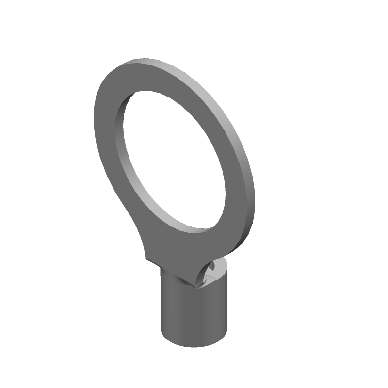 Ring Terminal, 10-12AWG, Copper, Tin Plated, Crimp