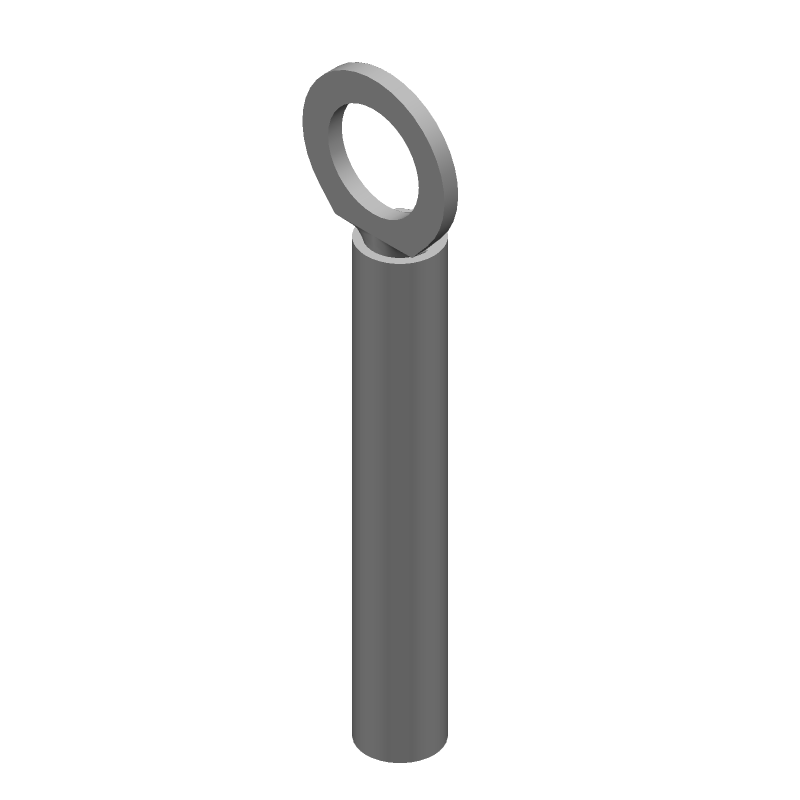 Ring Terminal, 18-22AWG, Copper, Tin, 600V, Insulated