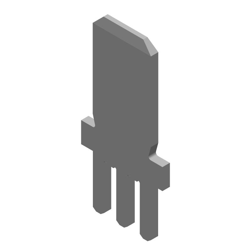 Conn HDR and Receptacle Tap PIN 1 POS Press Fit ST Thru-Hole 3 Terminal 1 Port T/R