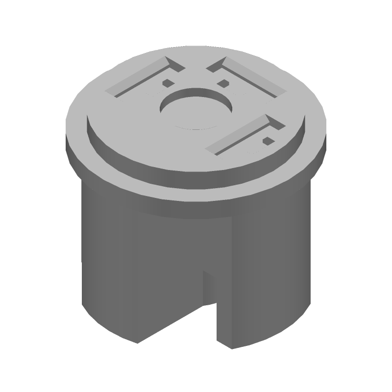 FASTIN-ON RECEPTACLE HOUSING