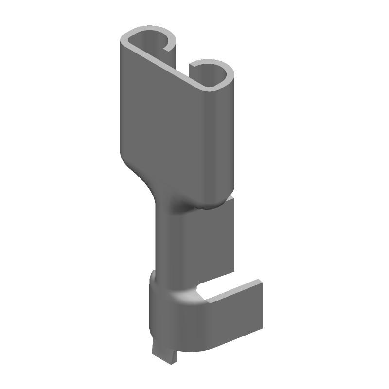 Quick Disconnect Terminal 16-18AWG Brass F 20.45mm Loose
