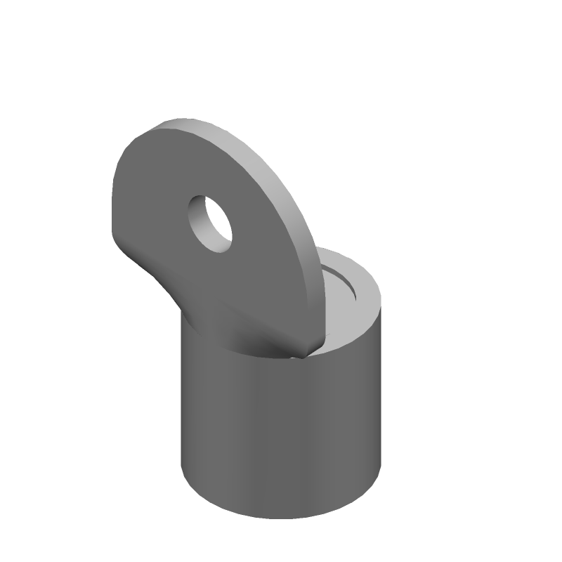 Copper Ring Terminal, Tin Plated, 4AWG, 70.87mm L