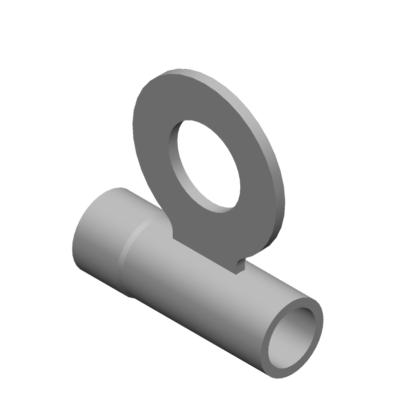 Ring Terminal 14-16AWG Copper Tin Blue 600V