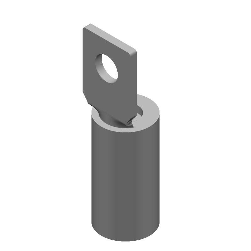 Rectangular Terminal, 10-12AWG, Copper/Tin, Yellow, 300V