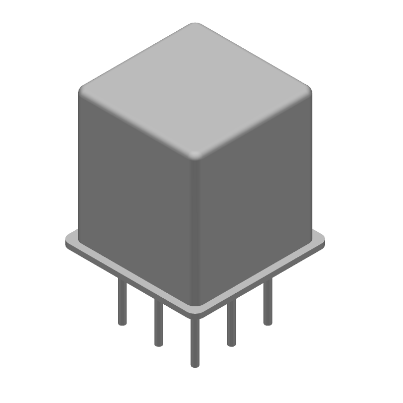 POWER/SIGNAL RELAY, DPDT, MOMENTARY, 0.05A (COIL), 5VDC (COIL), 250mW (COIL), 1A (CONTACT), THROUGH HOLE-STRAIGHT MOUNT