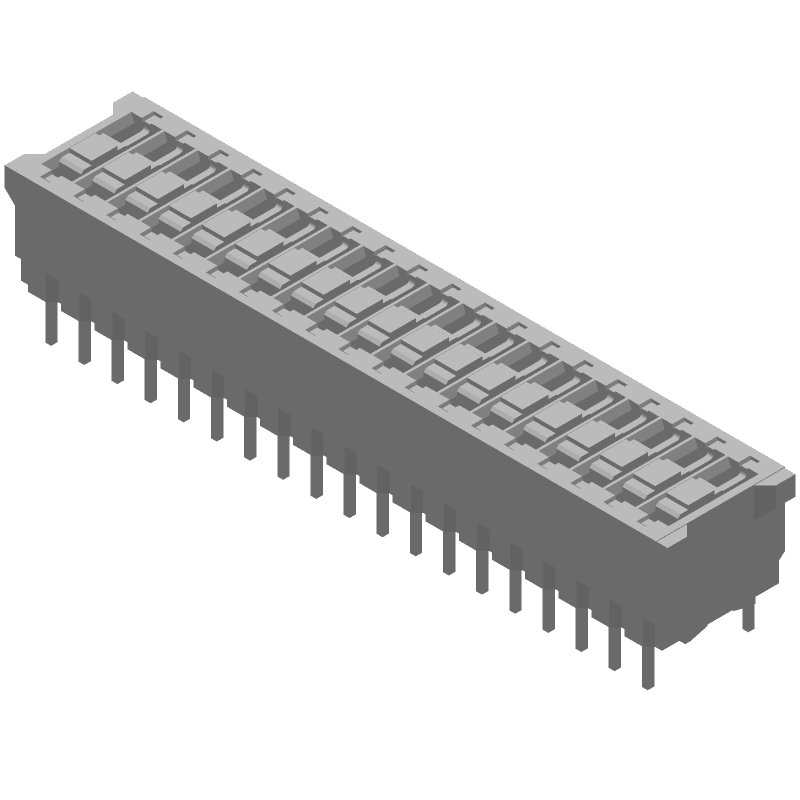DIP SWITCH SPST 19 POSITIONS THROUGH HOLE