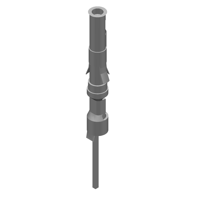 Contact SKT 16 Size Wire Wrap ST Cable Mount Carton
