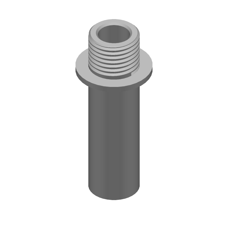Conn LGH RCP 1 POS ST Cable Mount 1 Terminal 1 Port Package