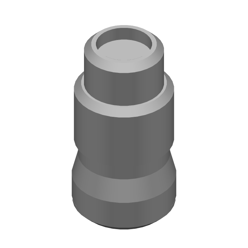 Connector Accessories Cavity Reducer Straight Copper Alloy Gold Package