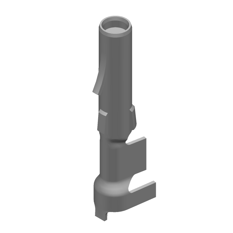 Power Signal Contact, Female, Crimp, 10A, 14-20AWG, Tin