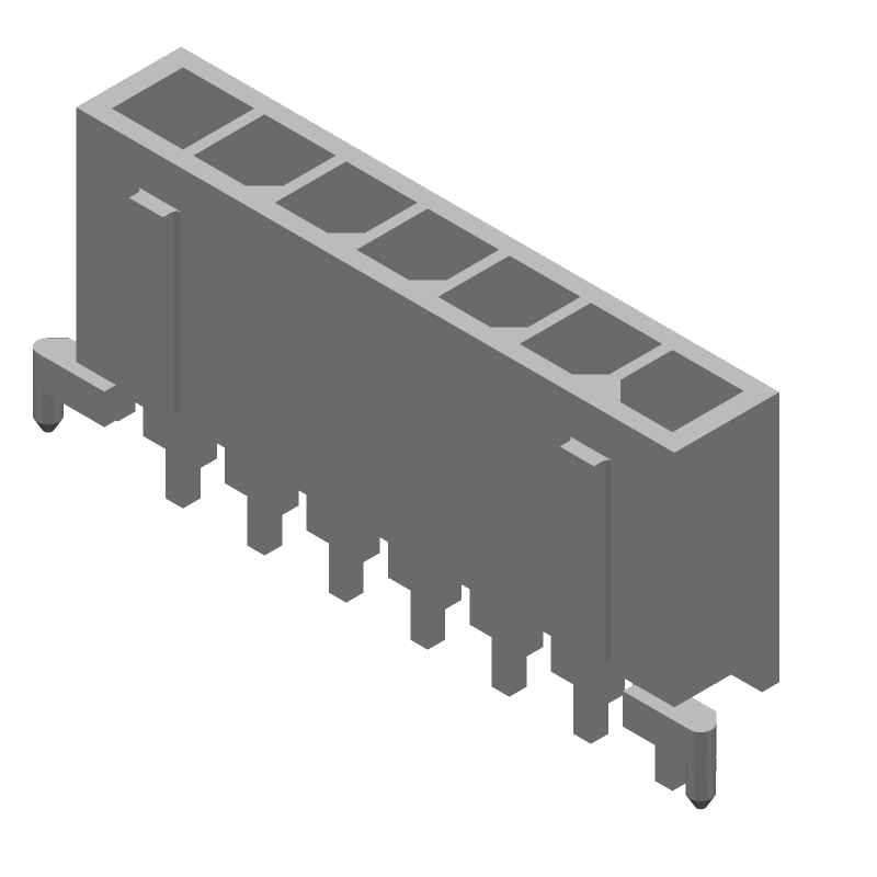 (2-1445084-7) micro mnl hdr assy s/row au lf