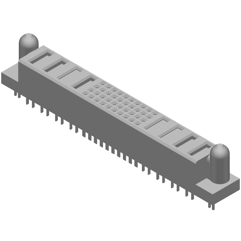 Conn Power RCP 8Power/40Signal POS 2.54mm Press Fit ST Thru-Hole 104 Terminal 1 Port Tray