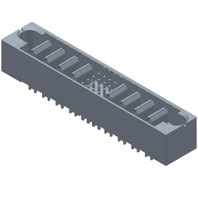 (3-6600333-3) MBXL VERT HDR 4P+16S+4P