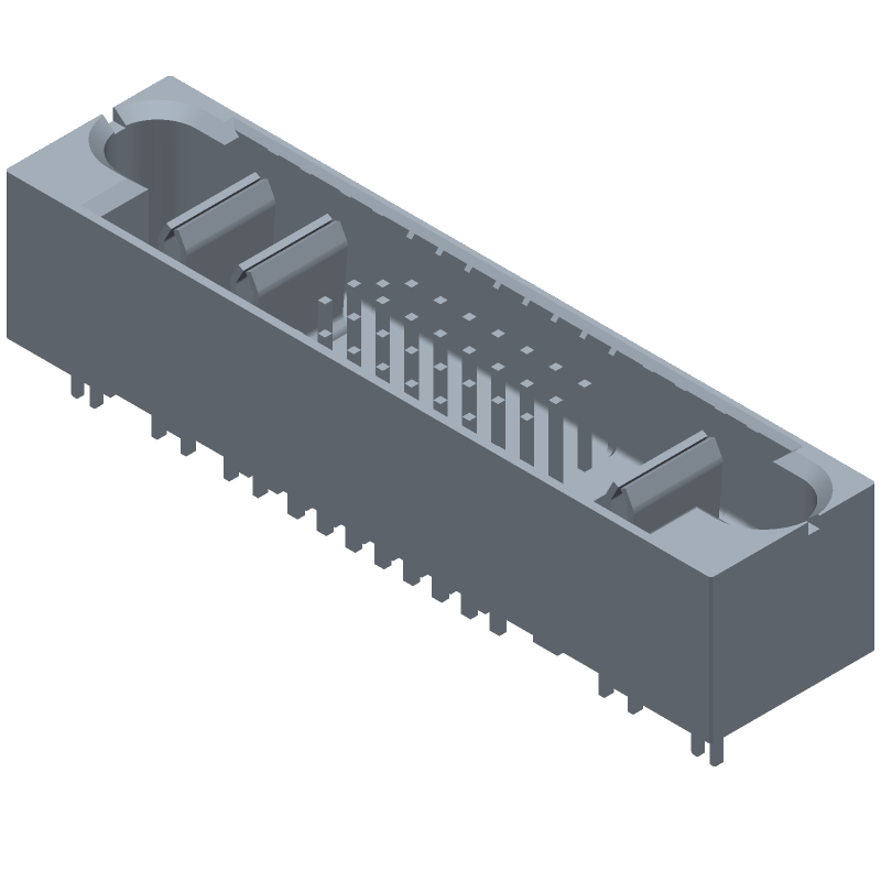 Conn HDR, MBXL VERT HDR 2P+32S+2P