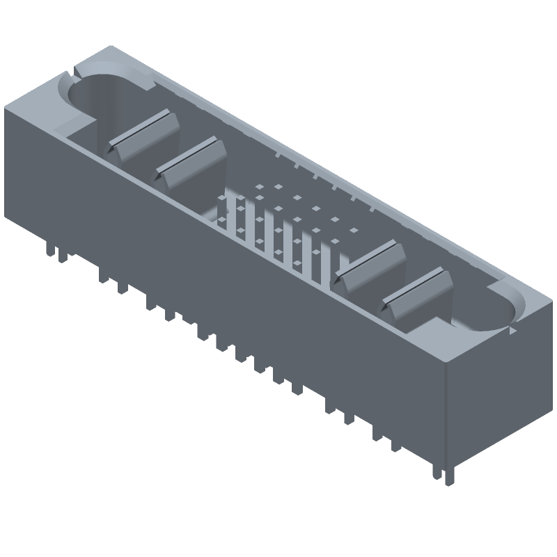 (3-6600333-7) MBXL VERT HDR 2P+24S+2P