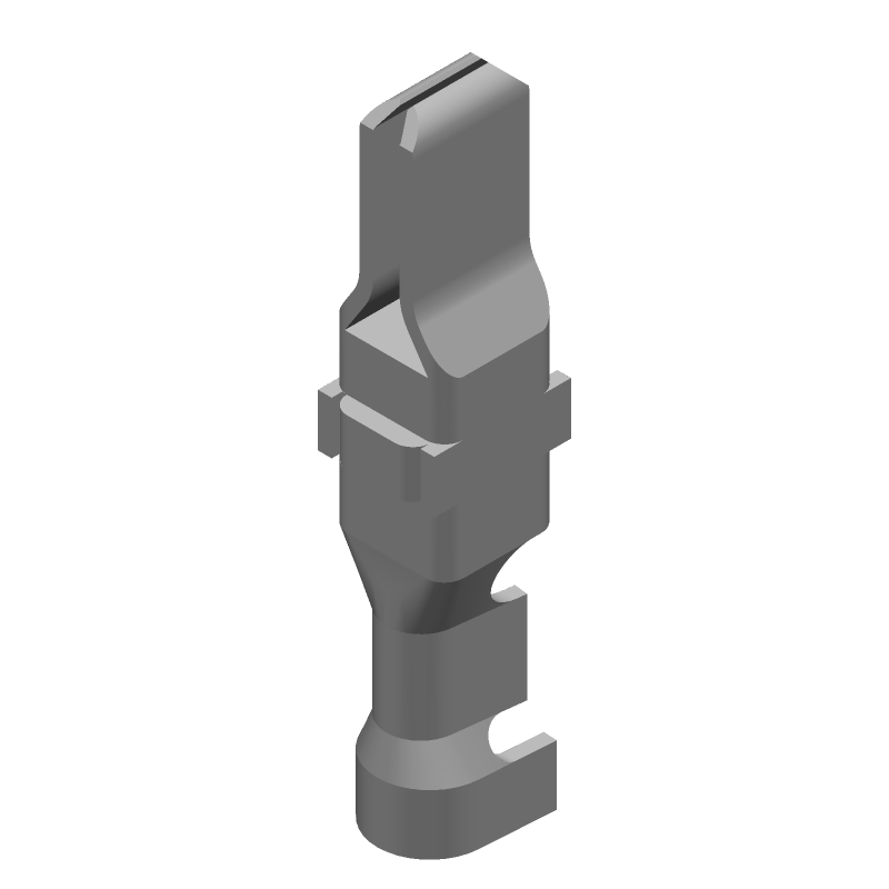 Male Power Contact Assy. Crimp, Gold, 35A, 14-16AWG