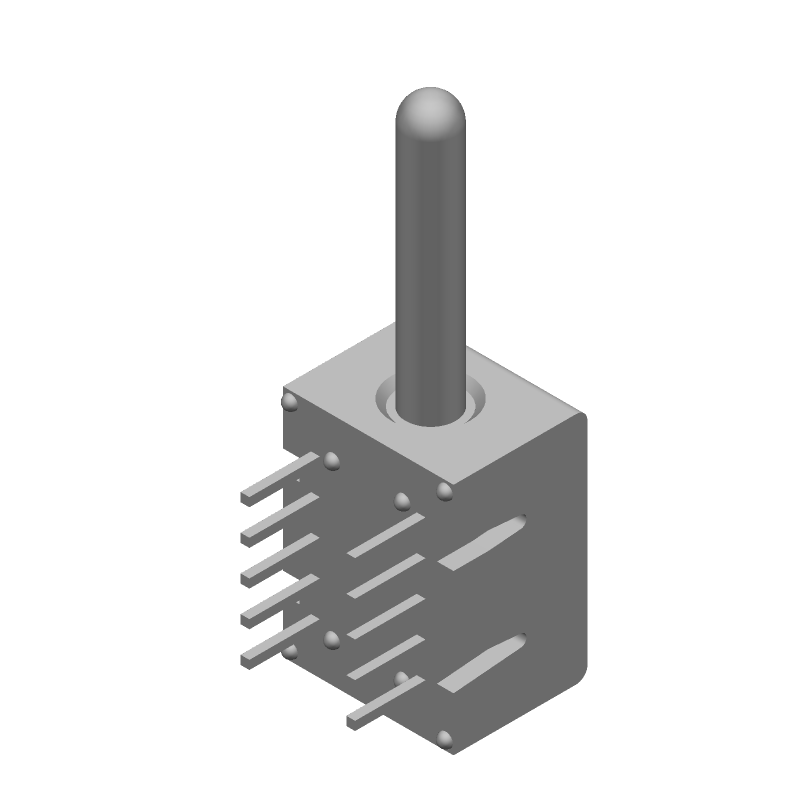 35A Right Angle Power Connector, 250V, Through Hole, Silver Brass