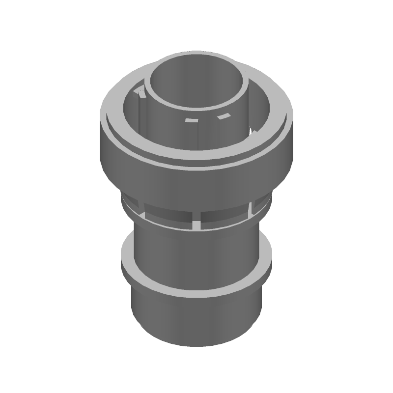 4 Pos Circular Crimp Plug, Thermoplastic, 600V, Size 11