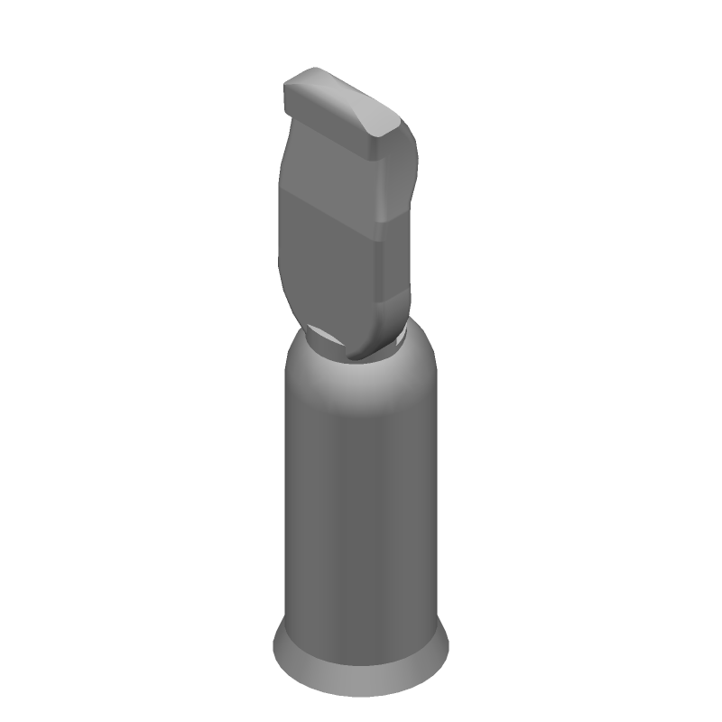 180A Power Contact, 1/0 AWG, Silver Plated Copper Alloy, Crimp